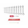 Tekton Angle Head Open End Wrench Set w/Modular Slotted Organizer, 12-Piece 8 - 19 mm WAE95201